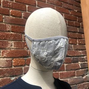 Beautiful and Unique lace contrast face mask